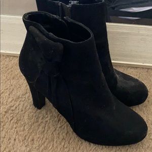 IMPO black booties with bow